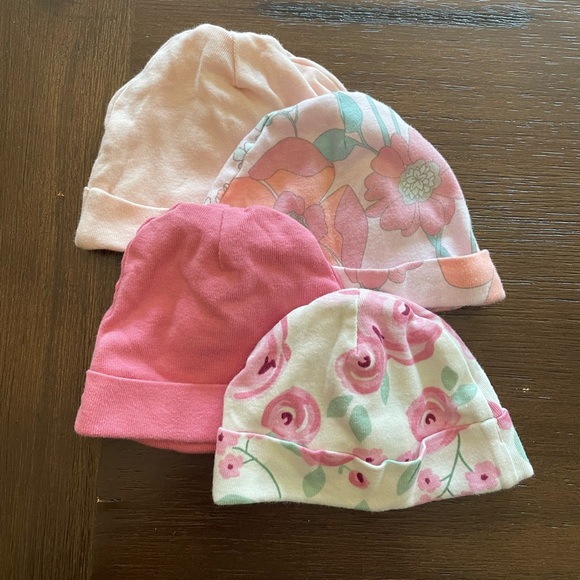 ✨BUNDLE✨ 14 Baby Girl Infant Hats - Picture 2 of 3